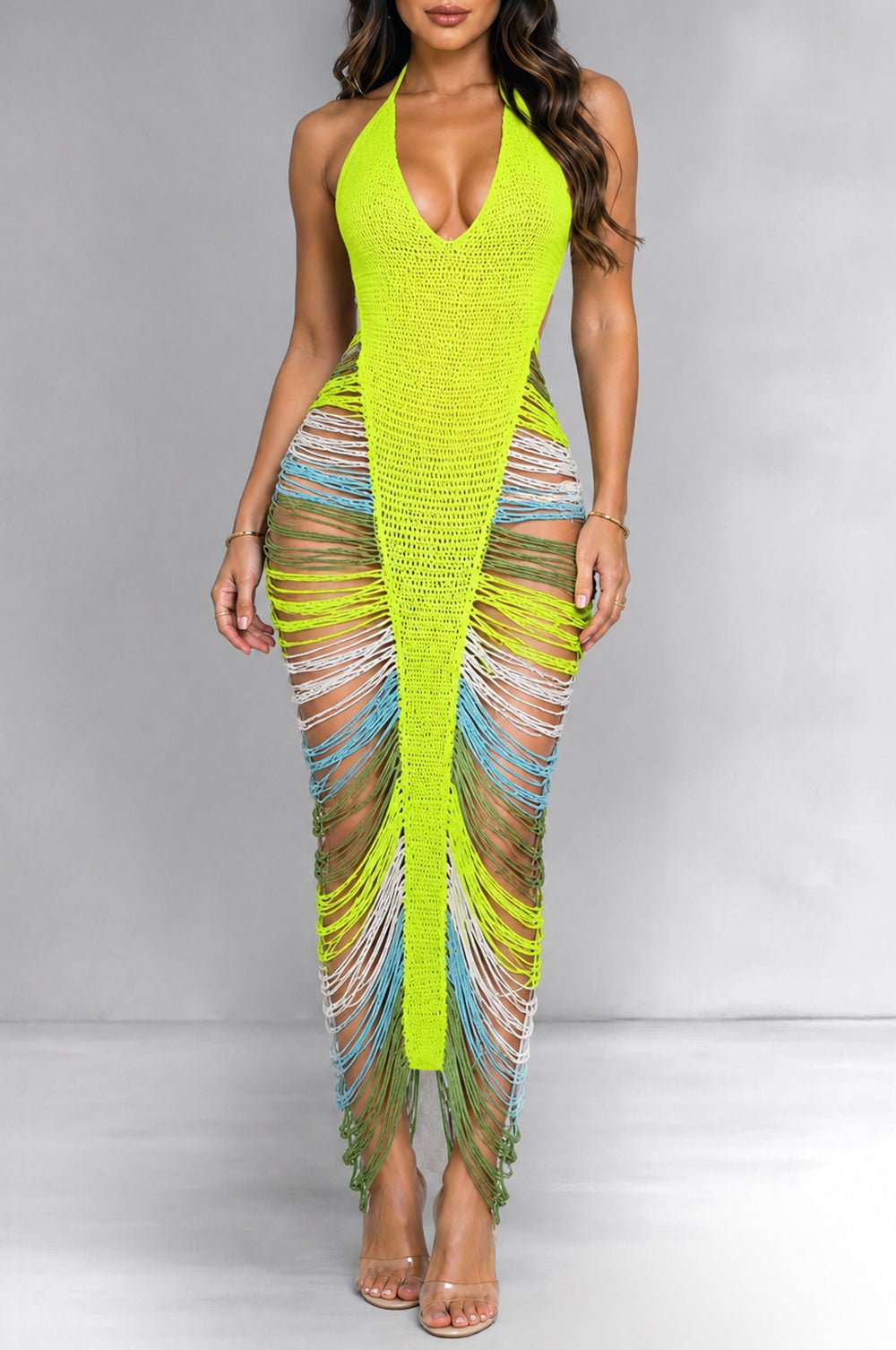 neon green cut out dress dresses – Tagged 