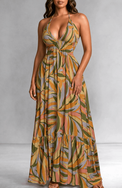 maxi dresses in miami florida Cut Out Embellished Sleeveless Venezia V-Neck, Welcome to Miami Maxi Dress in Black, Size L,