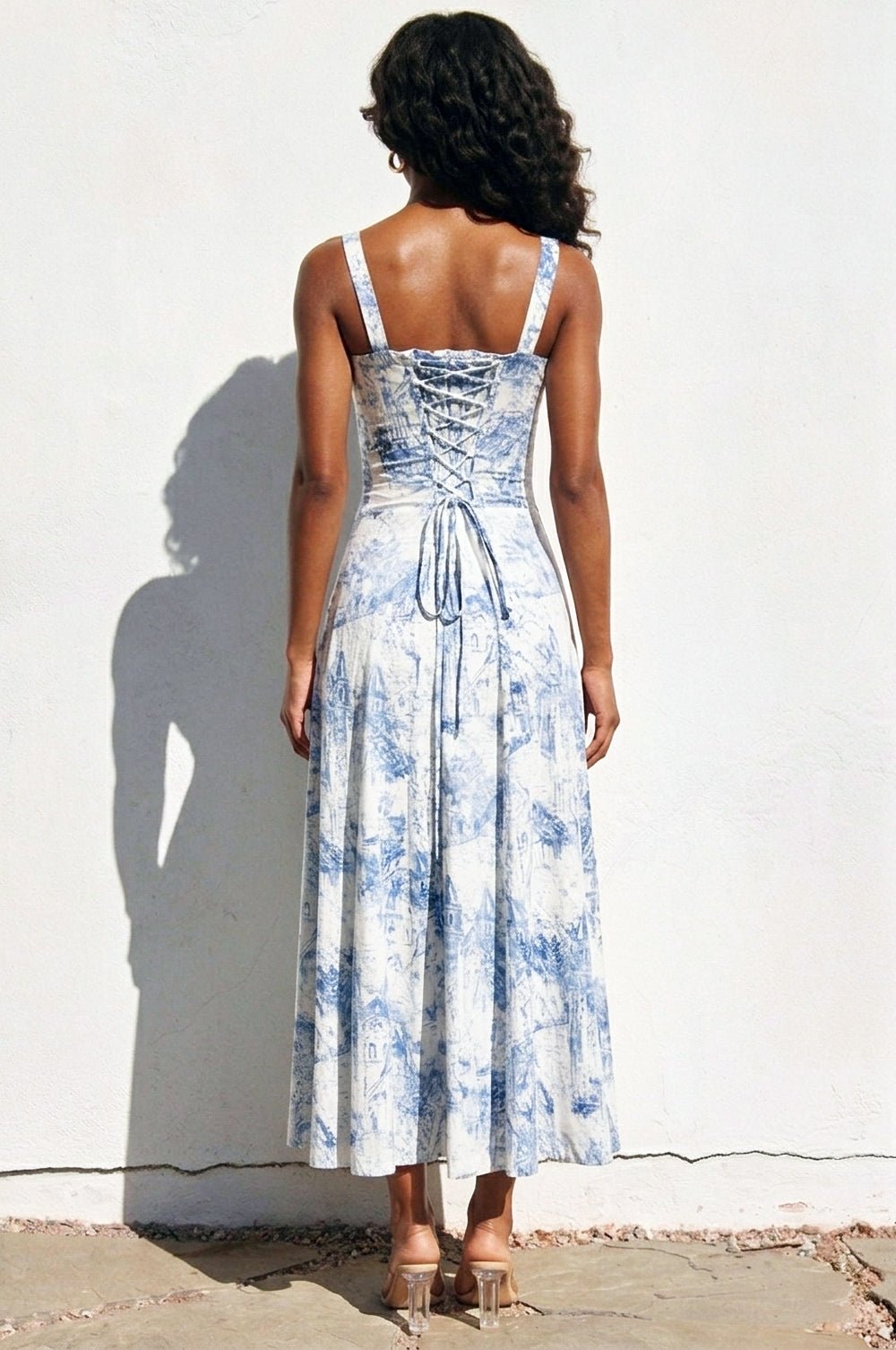 chinese dress ladies Women White Linen Dress Royal Toscana