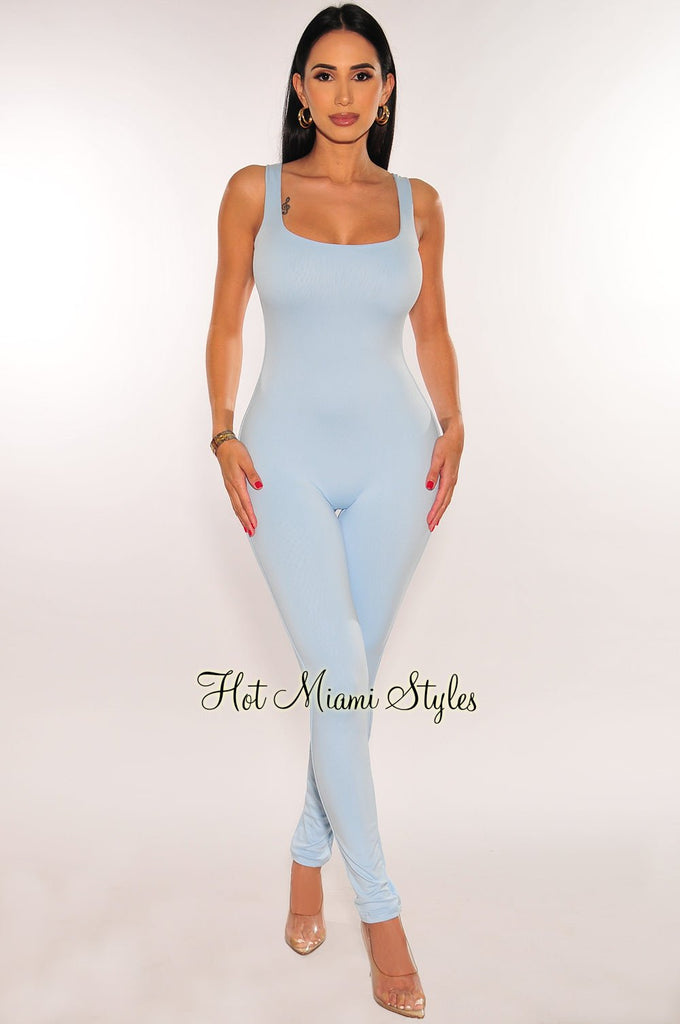 HMS Essential: Black Spaghetti Strap Perfect Fit Jumpsuit – Hot Miami Styles