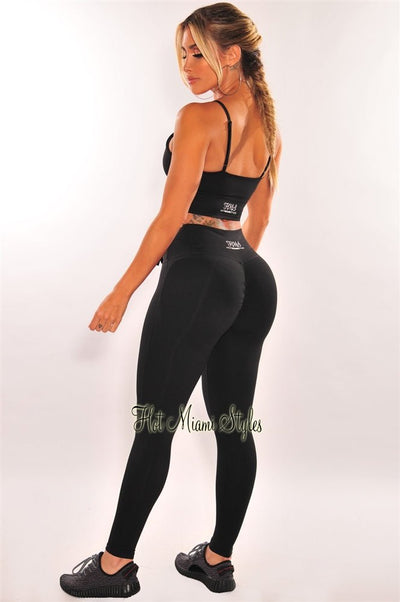 Hudhowks Leggings Women Workout Butt Lifting camo Pants Booty Big Work Pack  Best Shorts Leggins Black Smile