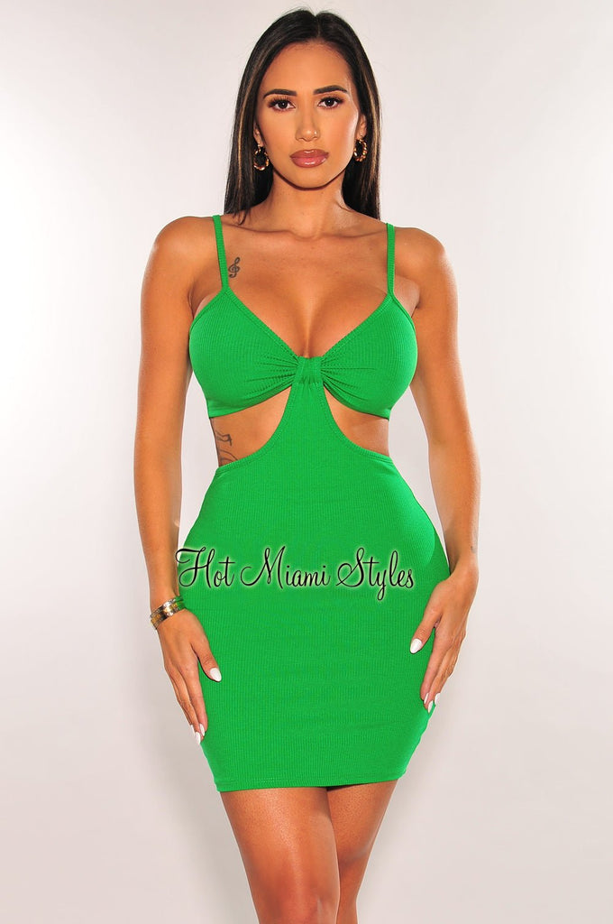 kelly-green-ribbed-spaghetti-