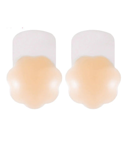 Nude Floral Silicone Nipple Lift Pasties - Hot Miami Styles