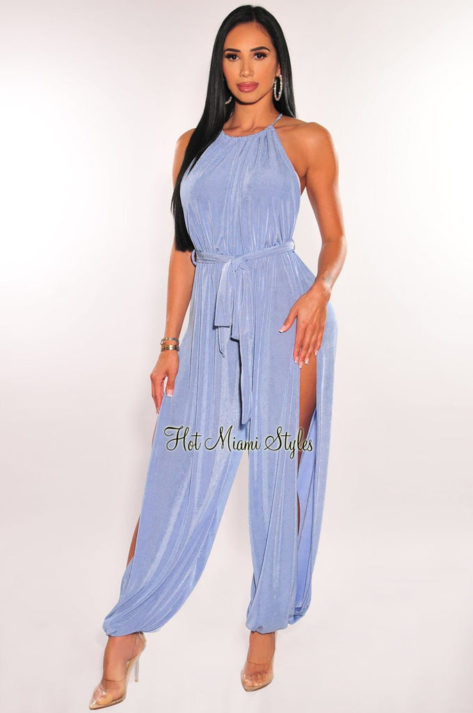 periwinkle-shimmery-slit-hem-