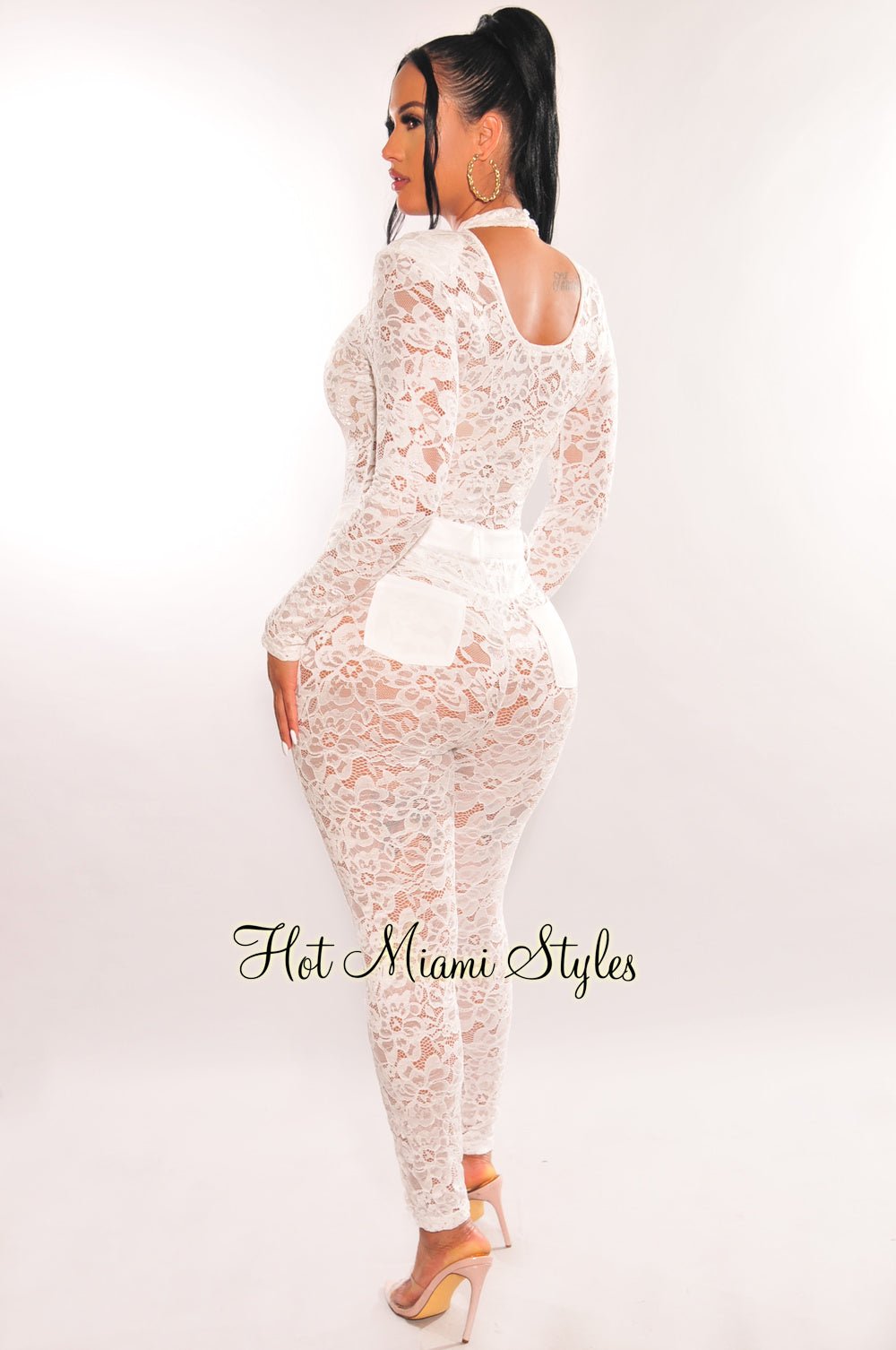 PENELOPE PANTS  Lace bodysuit outfit, White lace bodysuit, Body suit  outfits